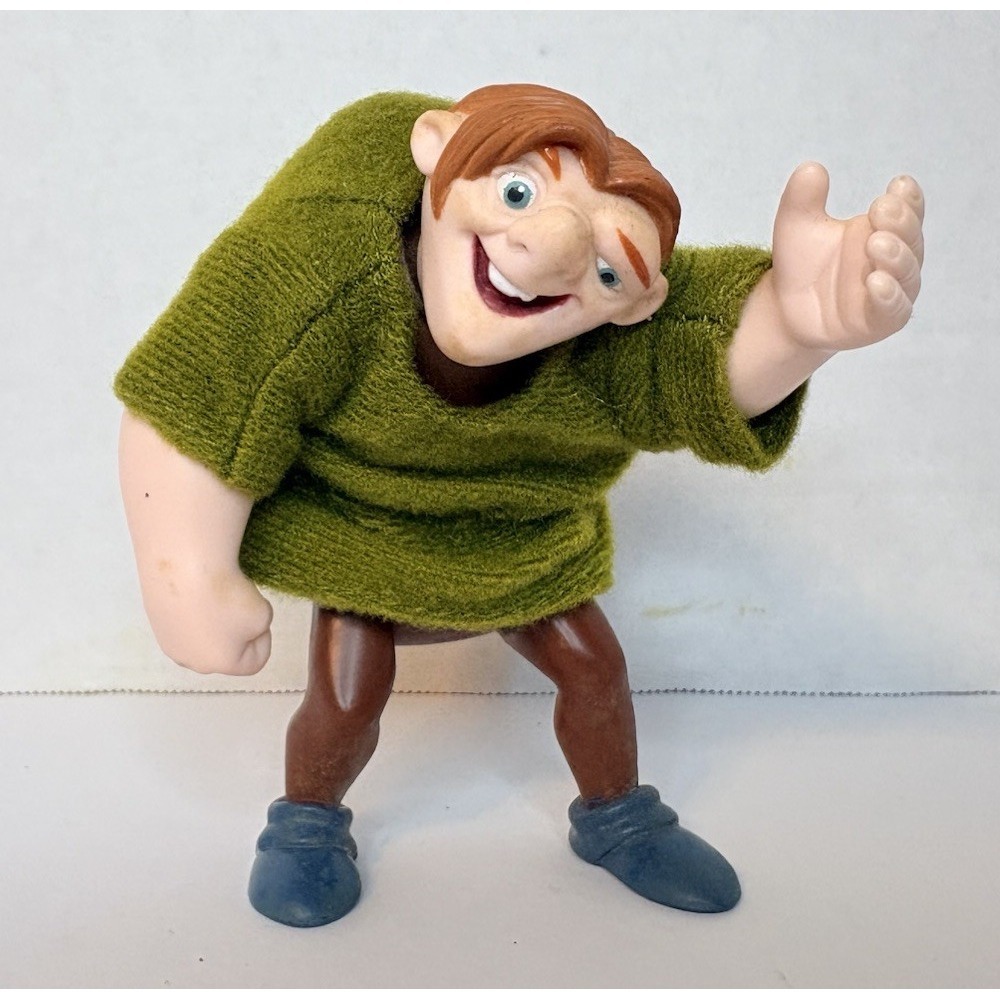 Vintage 1996 Disney Hunchback Notre Dame Quasimodo Burger King Toy Figure Cloth